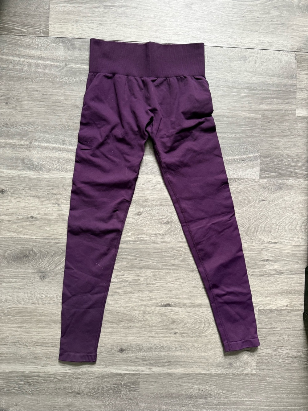 High-Waist Purple Leggings